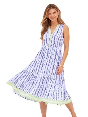 Cabana Life SPF 50+ San Sebastian Midi Dress Size M